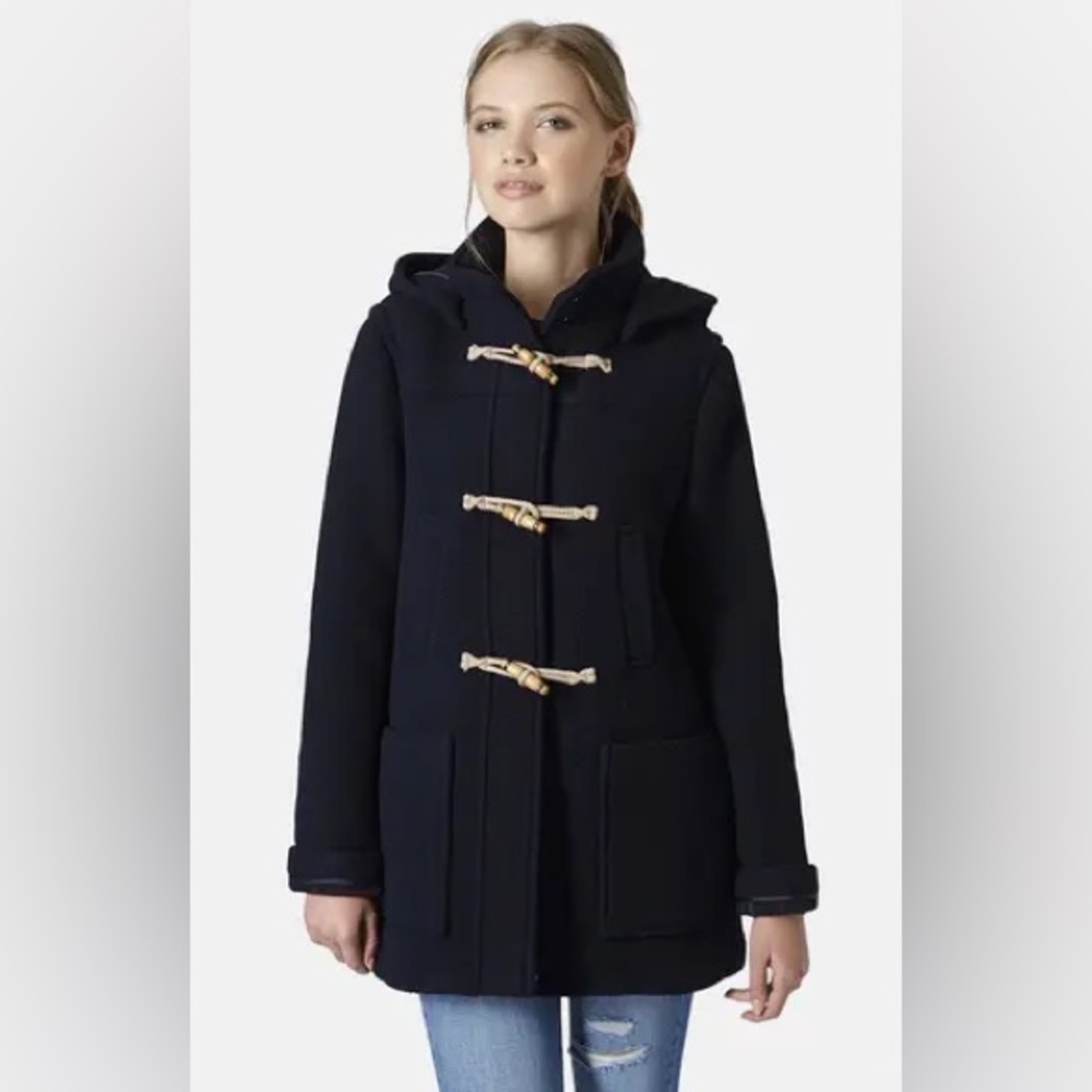 TOPSHOP Hooded Duffle Coat